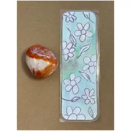 Bookmark & Carnelian Palmstone