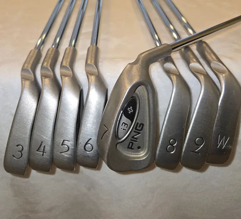 #01 PING i3+ Iron Set 3-PW Black Dot True Temper Regular RH