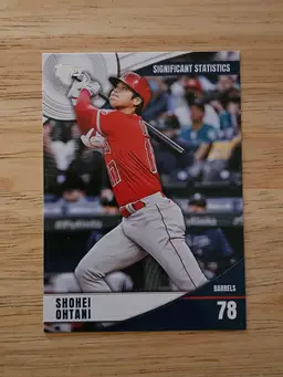 2022 Topps Baseball Significant Statistics Shohei Ohtani Los Angeles Angels Card #SS-3
