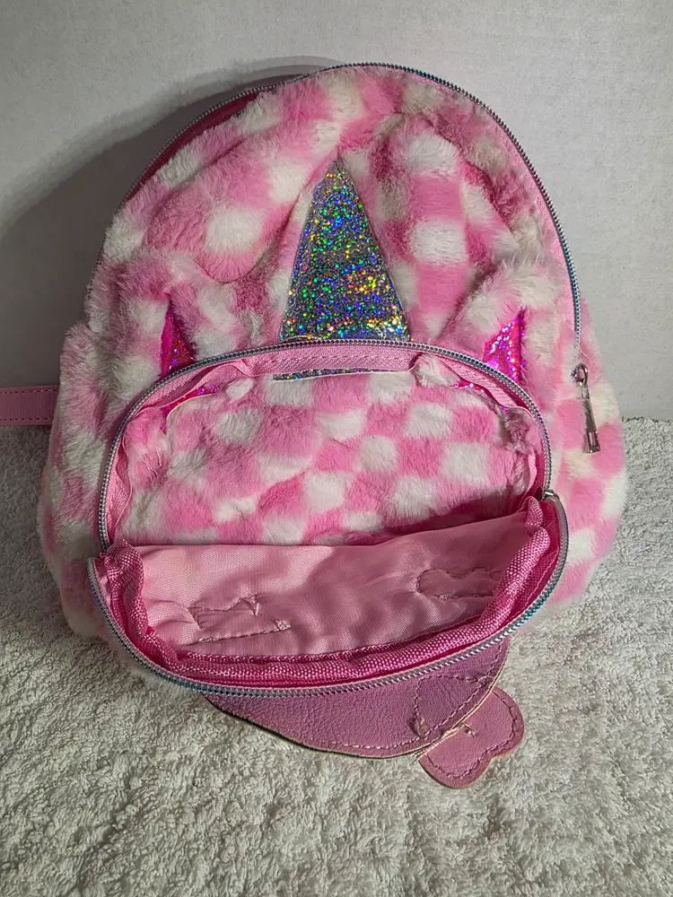 OMG Accessories Miss Gwen Unicorn Plush Mini Backpack 10"