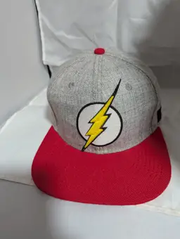 The Flash wide brim snap back hat