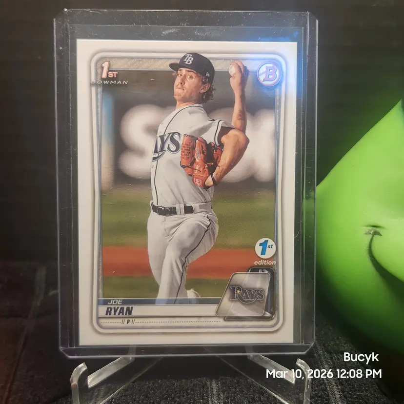 2020 Bowman 1st edition - Joe Ryan Tampa Bay Rays