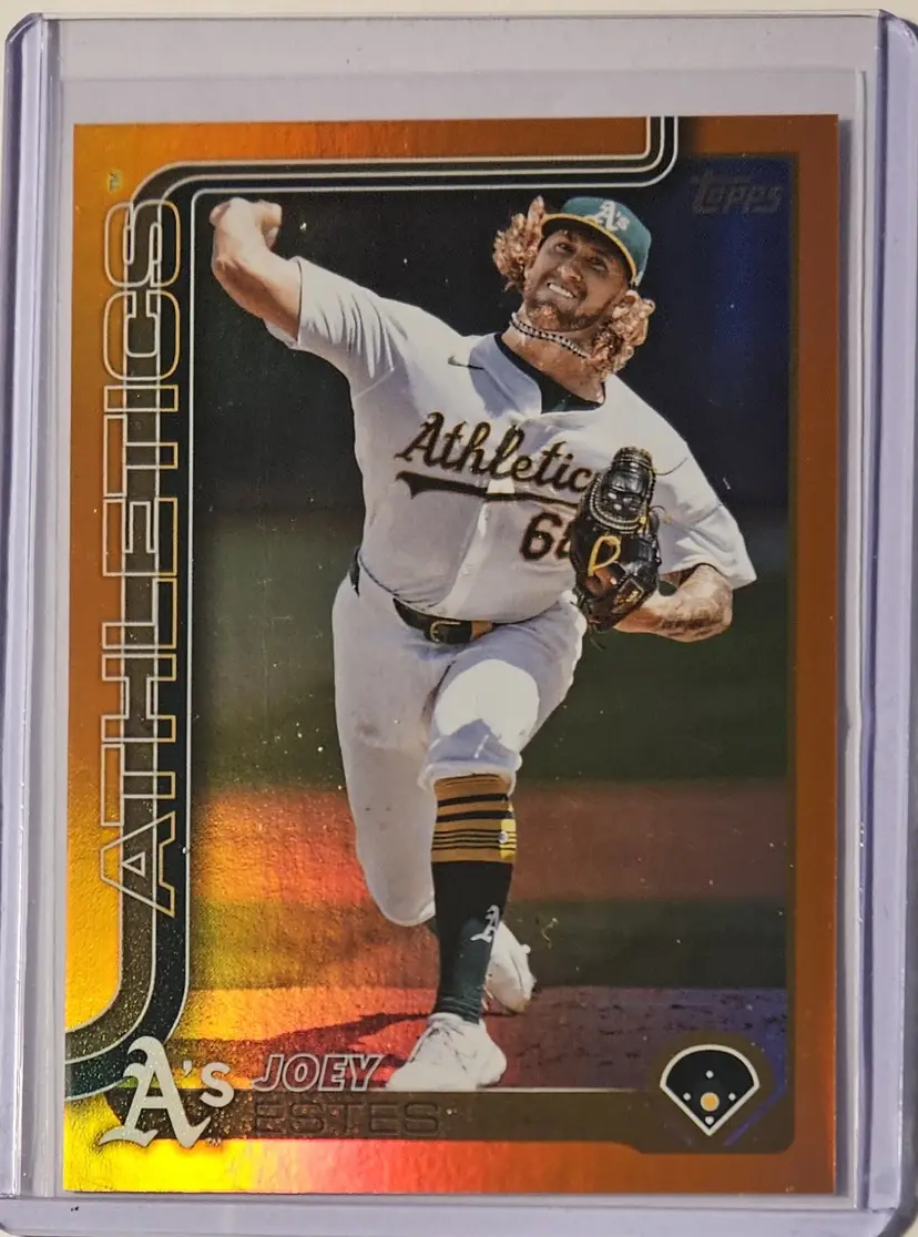 2025 Topps Series 2 Orange Rainbow Foil Joey Estes 09/25