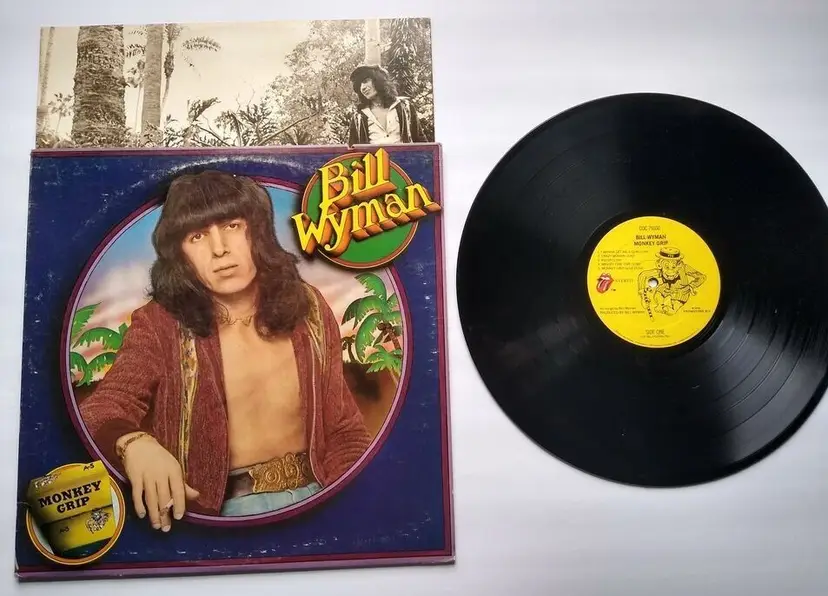 Bill Wyman Monkey Grip 1974 Vinyl LP Record Album The Rolling Stones Pop Rock