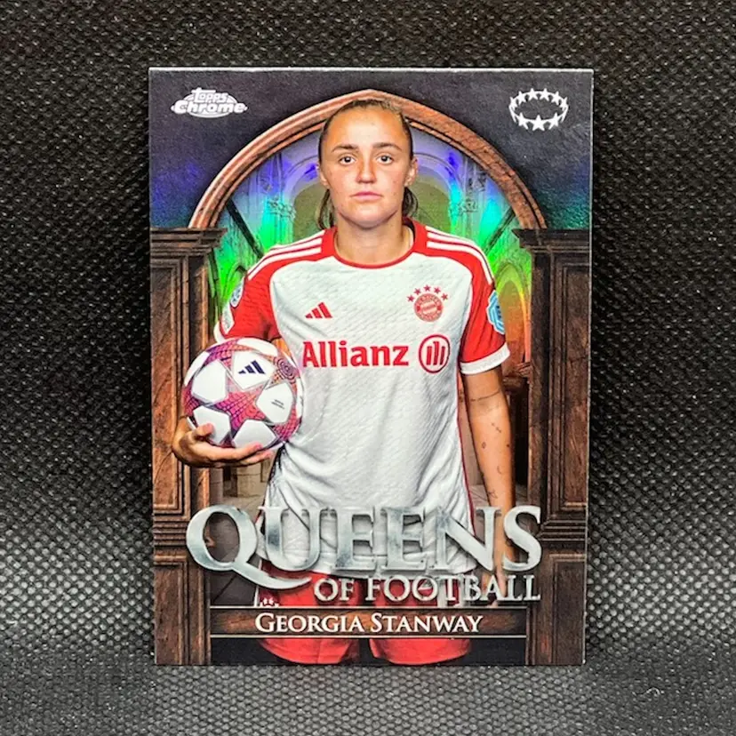 Georgia Stanway 2023/24 Topps Chrome UEFA Women Queens Of Football Soccer Card
