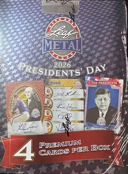2026 Leaf Presidents' Day, Hobby Box, Personal Rip (Rips 2/11)
