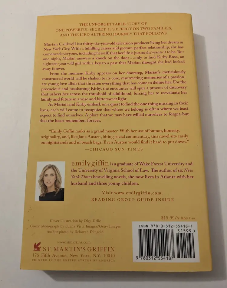 Where We Belong - Emily Giffin (Paperback)