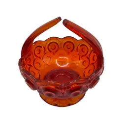 Vintage LE Smith Moon And Stars Candy Dish, 4-1/2” Wide x 5-1/4” Tall