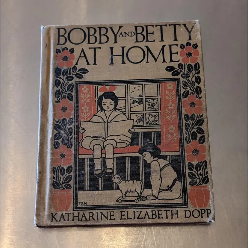 Vintage Bobby And Betty At Home A Primer by Katharine Dopp Rand McNally 1926
