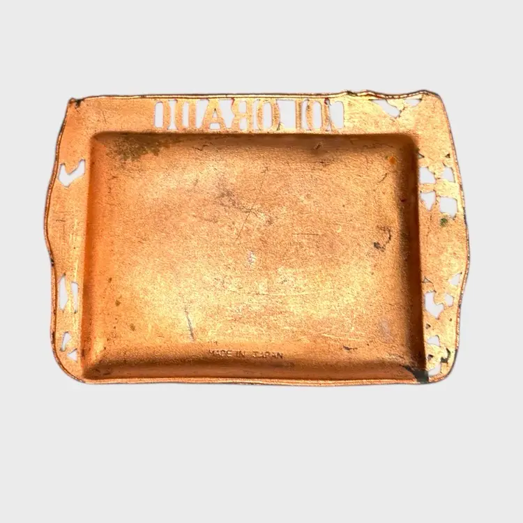 Vintage Colorado Tin Trinket Tray