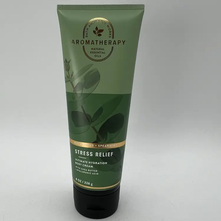 Bath & Body Works Aromatherapy EUCALYPTUS SPEARMINT Body Cream 8 oz NEW Summer