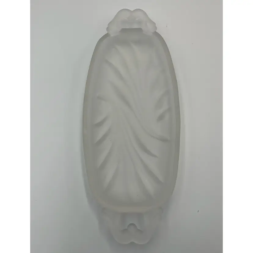 Vintage Indiana Glass Frosted Tray