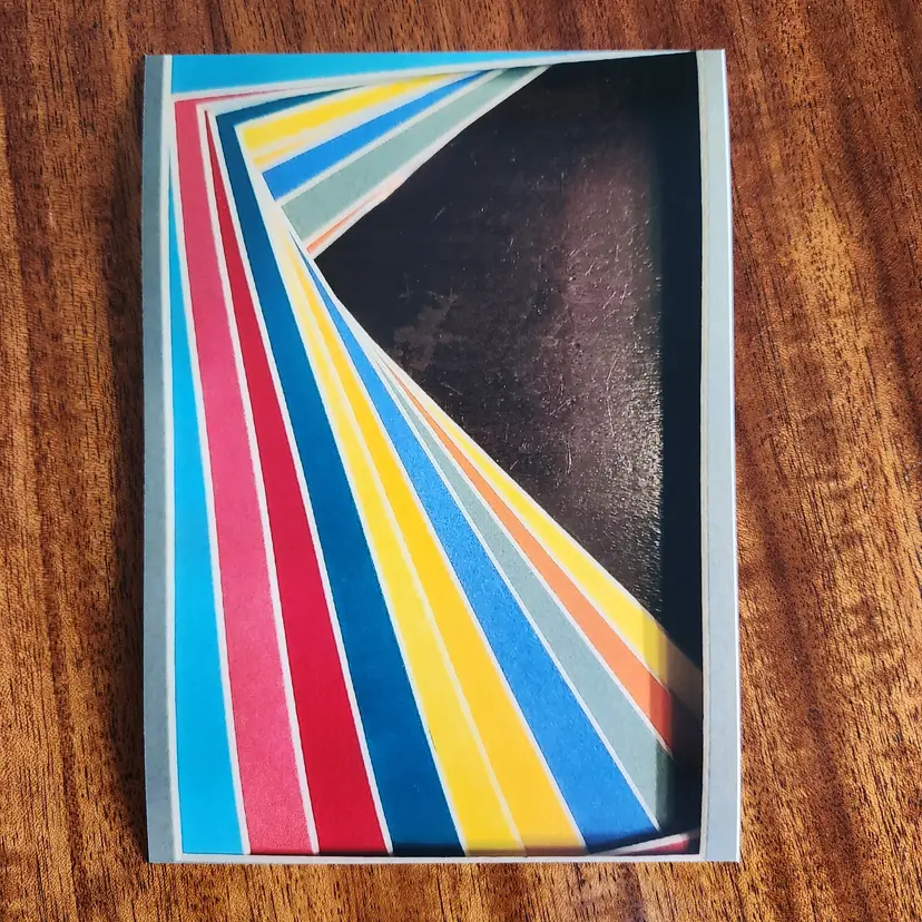 Photograph Of Colorful Stacked Mattes 5x7