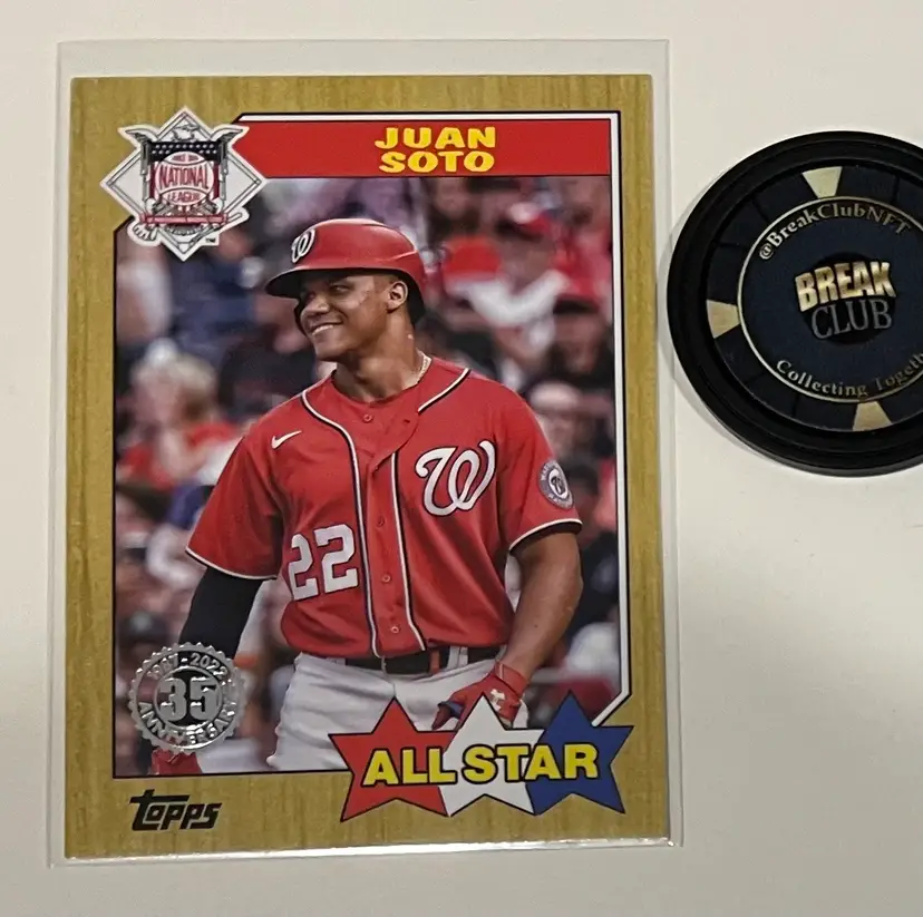 Juan Soto ‘87 Topps All-Star Washington Nationals