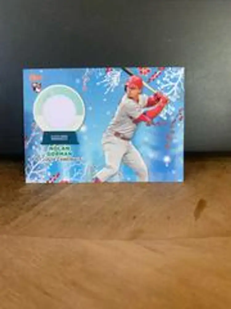 2023 Topps Holiday Relics Nolan Gorman #RC-NG [Game Worn Patch]