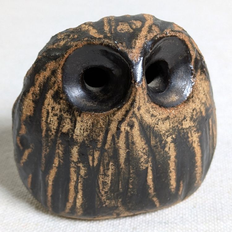Stoneware Owl by Ruth and Stan Walters
