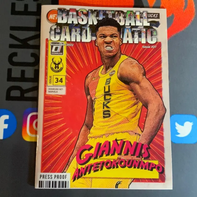 Basketball Card Fanatics Magazine November 2022 Issue #27 Giannis Antetokounmpo Milwaukee Bucks