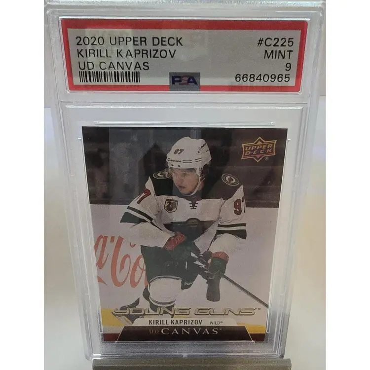 Kirill Kaprizov UD Canvas YG PSA 9