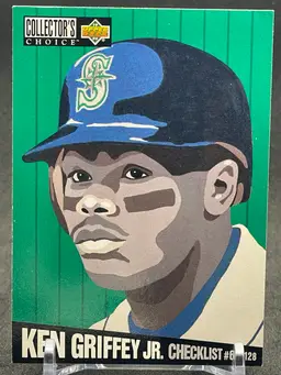 #108 - Ken Griffey Jr. 1993 Upper Deck Collectors Choice Checklist