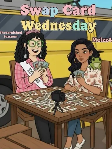 Swap Card Wednesday With Jenn And Melzz! ♠️♥️♦️🃏