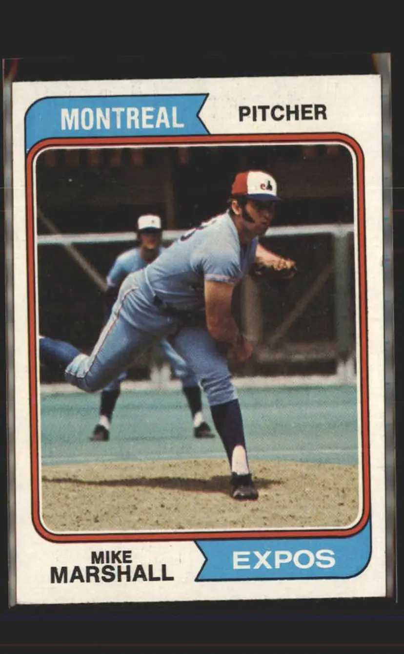 1974 Topps #73 Mike Marshall - (pk5) - Montreal Expos
