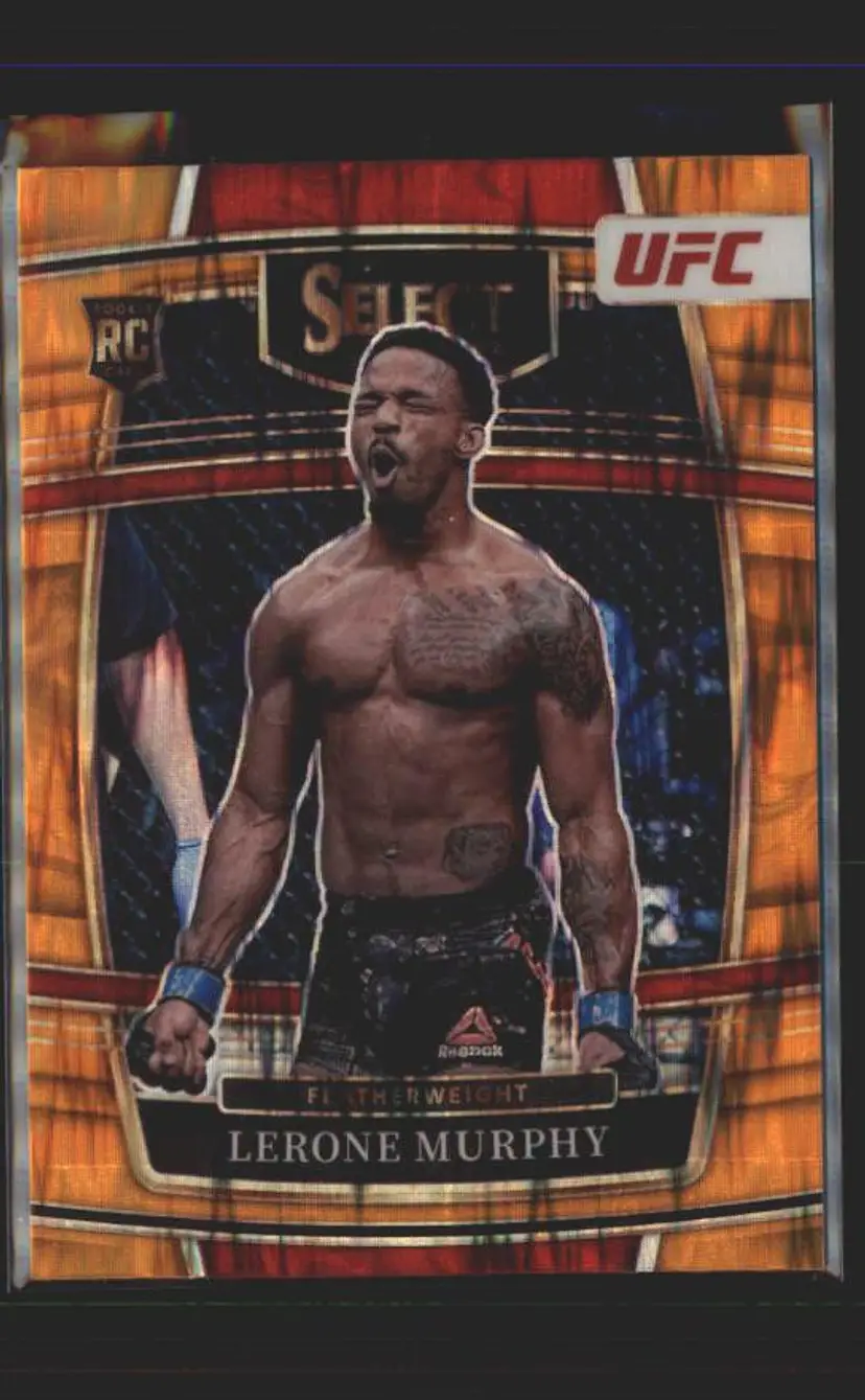 2022 Panini Select UFC #33 Lerone Murphy Orange Flash Prizms - (137) -