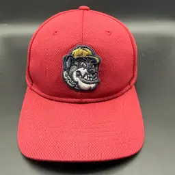 YOUTH Baseball Hat Cap Mahoning Valley Scrappers Minor League Red Bulldog Adjust