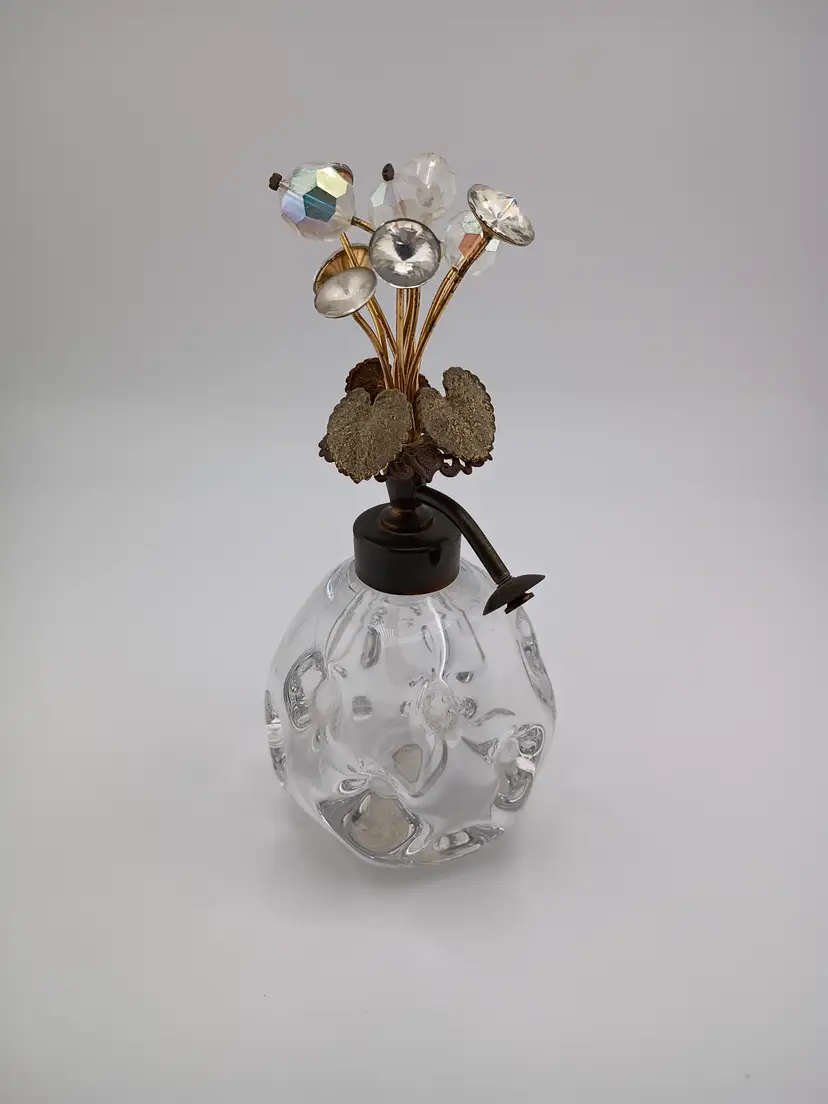 Vintage French perfume bottle, missing atomizer bulb