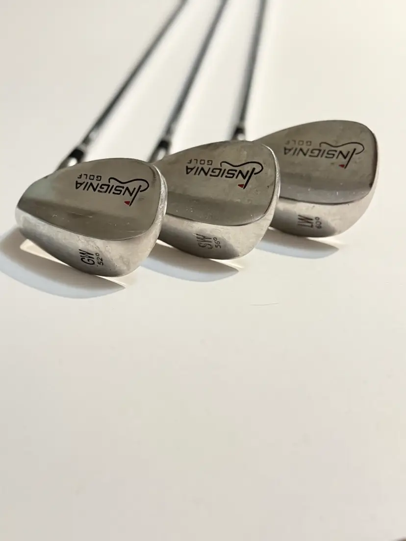 Insignia Golf Wedge Set 52° GW, 56° SW, 60° LW RH Steel Shafts 3 Clubs