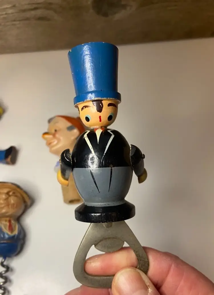 Vintage Bottle Opener Corkscrews and Bottle Stopper Rustic Farmhouse CottageCore Pub Decor