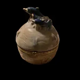 Dolphin Trinket Box Nautical Theme