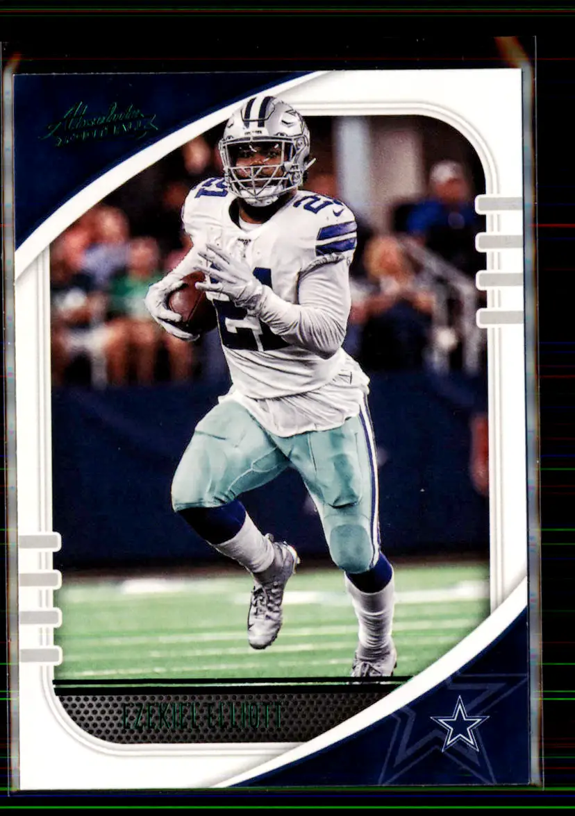 Ezekiel Elliott 2020 Panini Absolute Green #51 - Dallas Cowboys - (147-334)