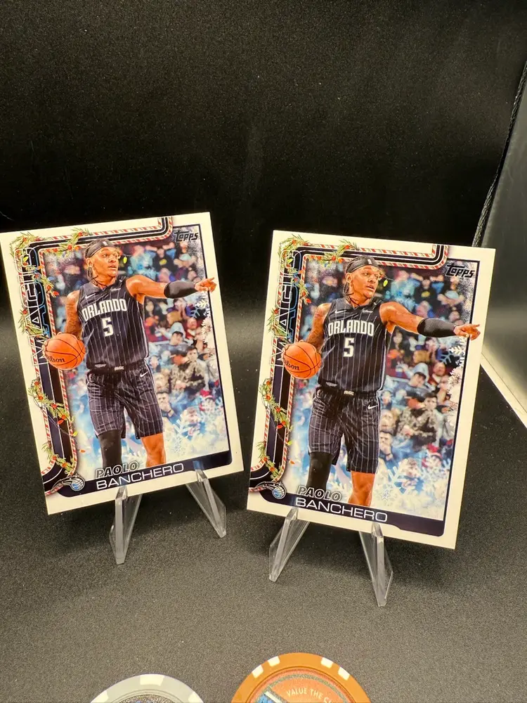 Paolo Banchero Holiday And Holiday Ssp Variation 25-26 Topps Holiday NBA Orlando Magic