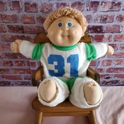 1984 Cabbage Patch Kid Boy With Wheat Hair & Blue Eyes