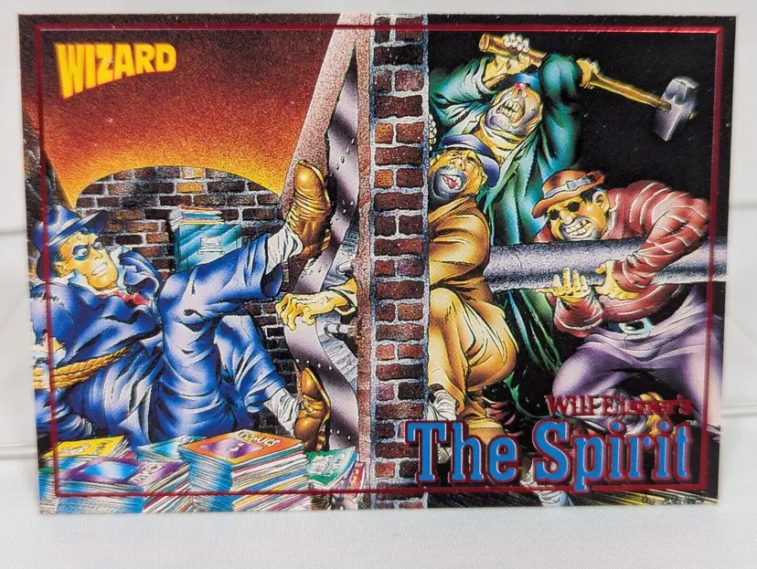 Will Eisner's The Spirit 1992 Wizard Press Denny Colt Promotional Card