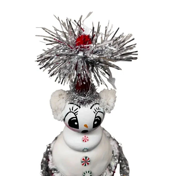 Handmade By Me Drnksuzy Kitschy Anthropomorphic Snowman Lady
Christmas Holiday Decor