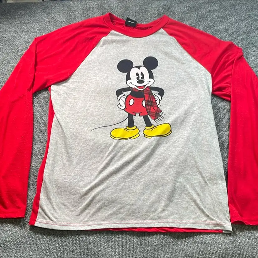 Disney Mickey Mouse Long Sleeve Pajama Shirt