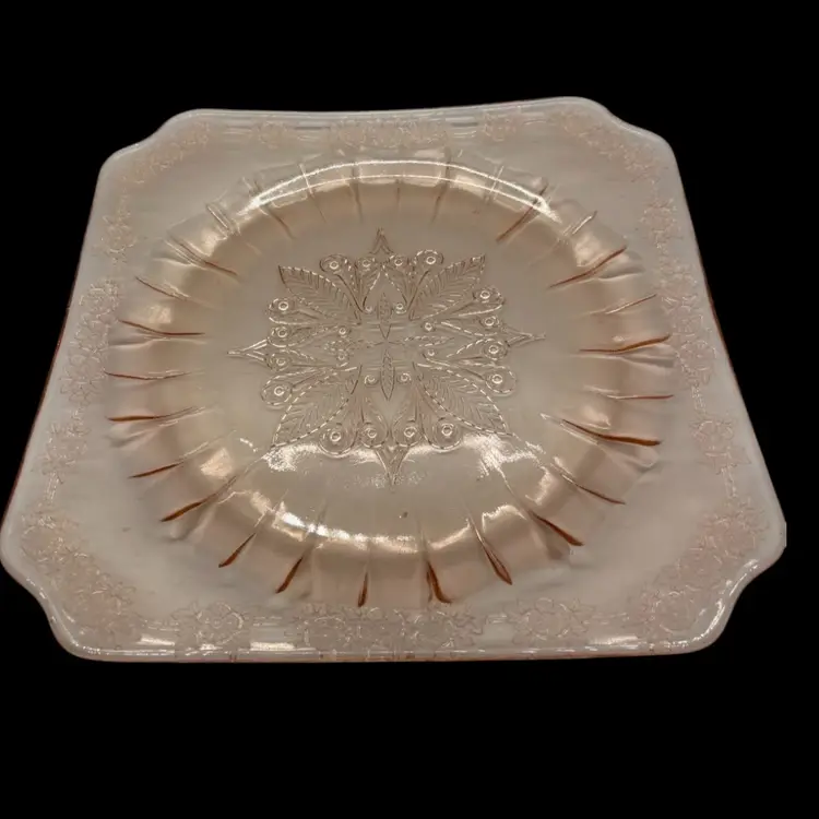 11 Depression Glass Salad Plate