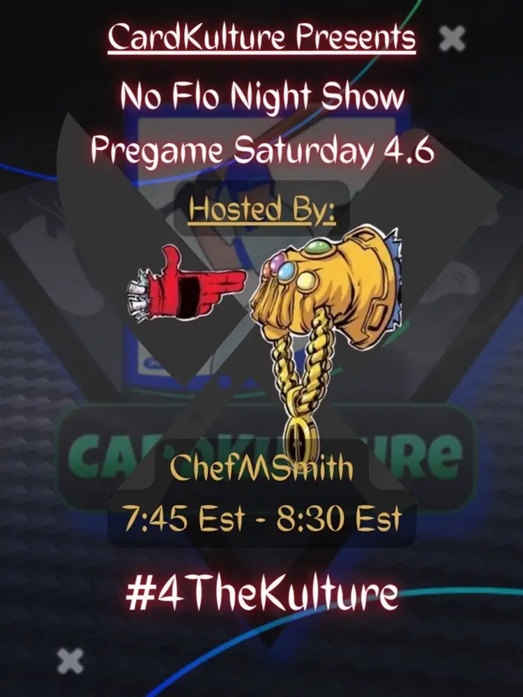 No Flow Night Show Pregame With Chefmsmith04