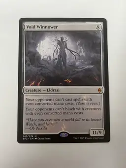 MTG Void Winnower Battle for Zendikar 017/274 Regular Mythic