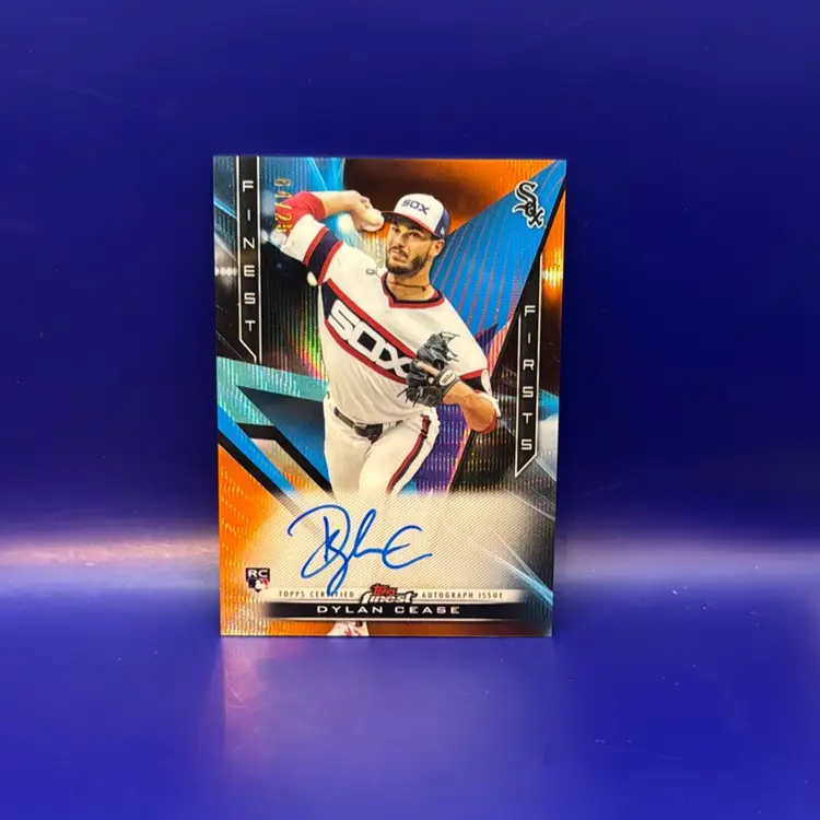Dylan Cease 2020 Topps Finest Finest Firsts Autograph Rookie Card #4/25 Chicago White Sox