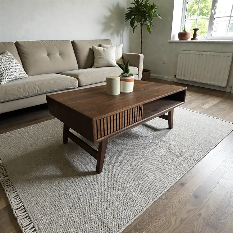 The Aspen Coffee Table | Handmade Solid Walnut Modern Coffee Table