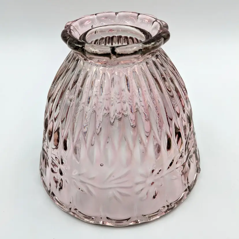 Iridescent Pink Amethyst Fairy Lamp Vintage Princess House - Shade Only