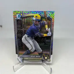 JESUS MADE 2025 Bowman 1st Chrome Prospect Mega Mojo Refractor Brewers