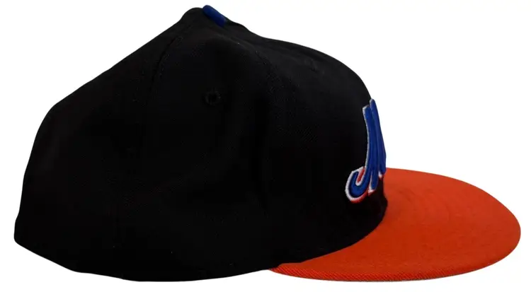 New York Mets MLB Embroidered Logo Flat Brim Fitted Hat by New Era - 7 5/8
