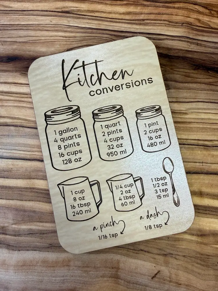 Kitchen Measurements Magnet