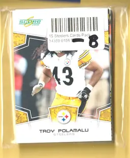 15 Card Pack B Pittsburgh Steelers Troy Polamalu