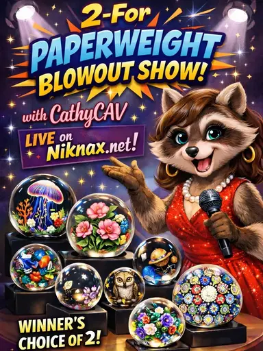 2-For Paperweight Blowout Show!