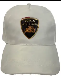Monaco Monte Carlo Grand Prix White Glacier Formula 1 Adjustable Hat - NWOT