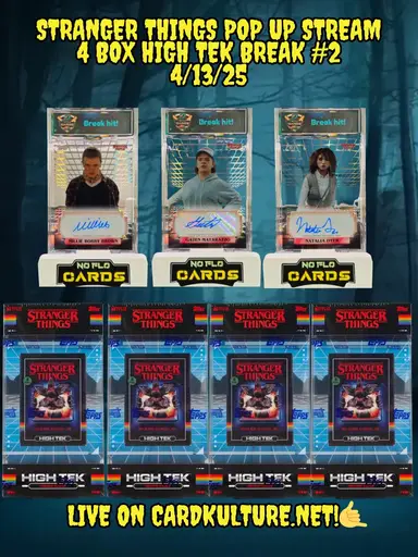 Stranger Things Pop Up Stream 4-13-25